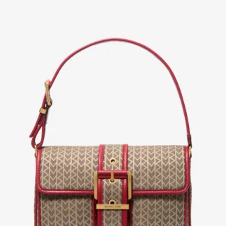 Michael Kors COLBY MK2000 ロゴ ジャガード ショルダー ミディアム