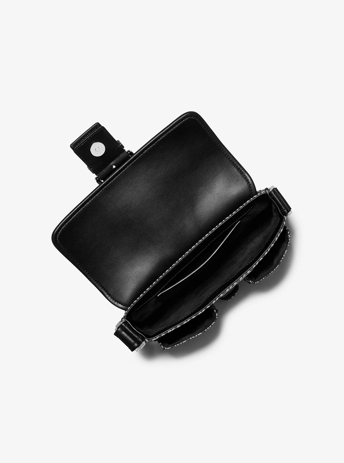 Michael Kors COLBY MK2000 ロゴ ジャガード ショルダー ミディアム - Image 2