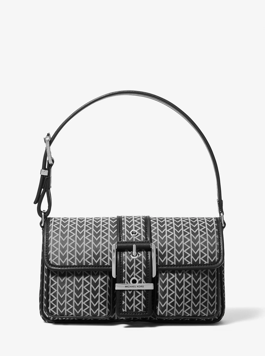 Michael Kors COLBY MK2000 ロゴ ジャガード ショルダー ミディアム