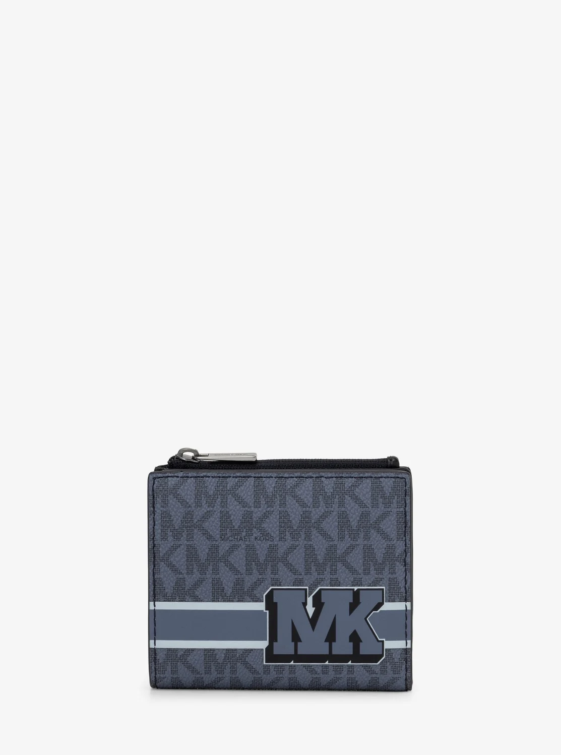 Michael Kors COOPER スクエア ジップ ウォレット - MKシグネチャー