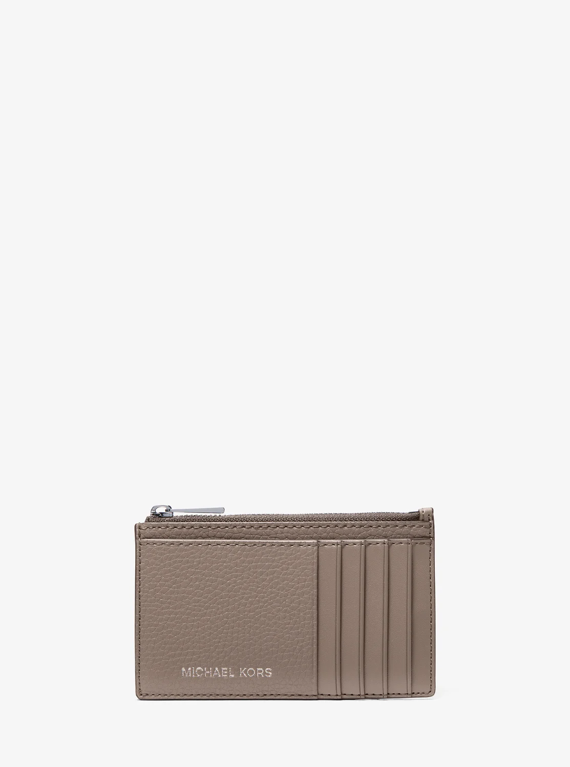 Michael Kors COOPER スリム ぺブル レザー ジップ ウォレット