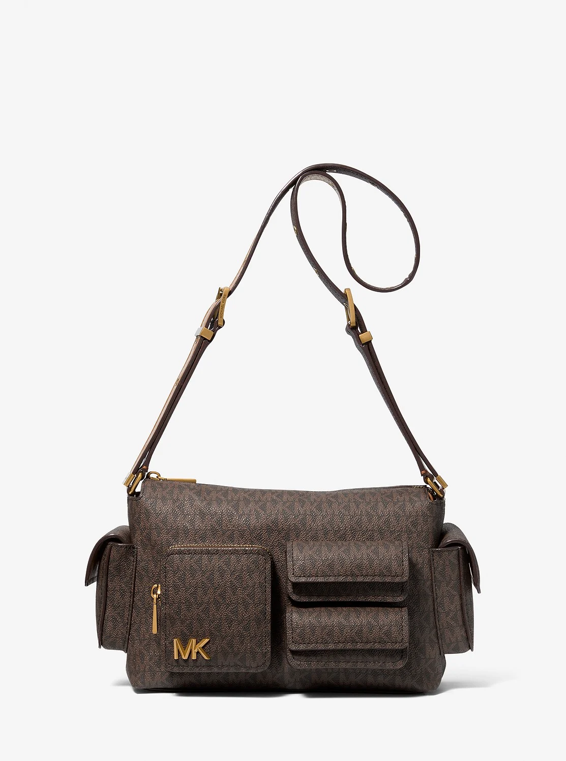 Michael Kors DAKOTA ポケット ショルダー ミディアム - MKシグネチャー