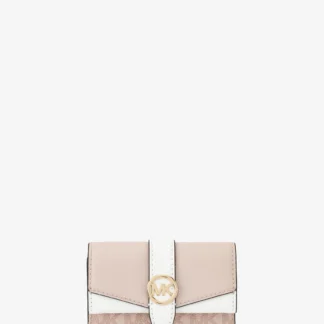 Michael Kors 【日本限定】GREENWICH フラップ キーケース スモール - MKシグネチャー