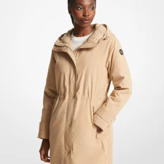 Michael Kors ウーヴン フーデッド レインコート