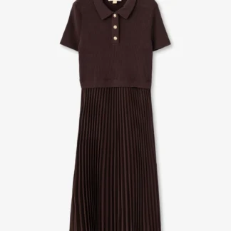 Michael Kors ウーヴン ポロ ミディドレス
