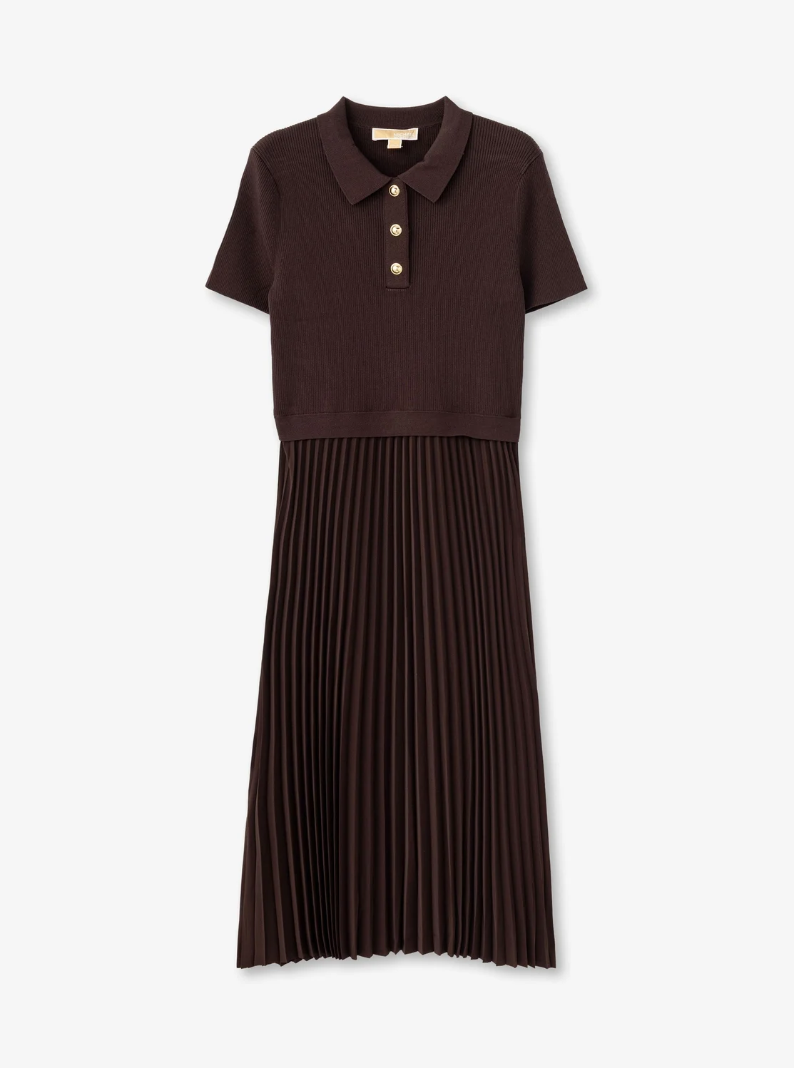 Michael Kors ウーヴン ポロ ミディドレス