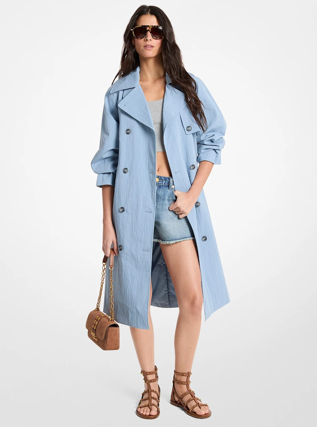 Michael Kors オーバーサイズ ベルテッド トレンチ