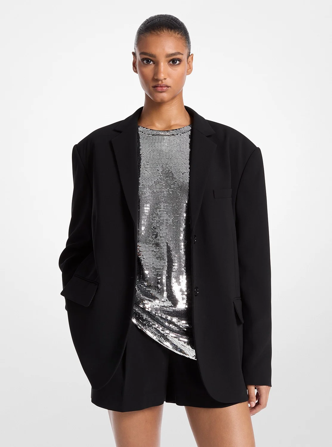 Michael Kors オーバーサイズ クレープ ブレザー