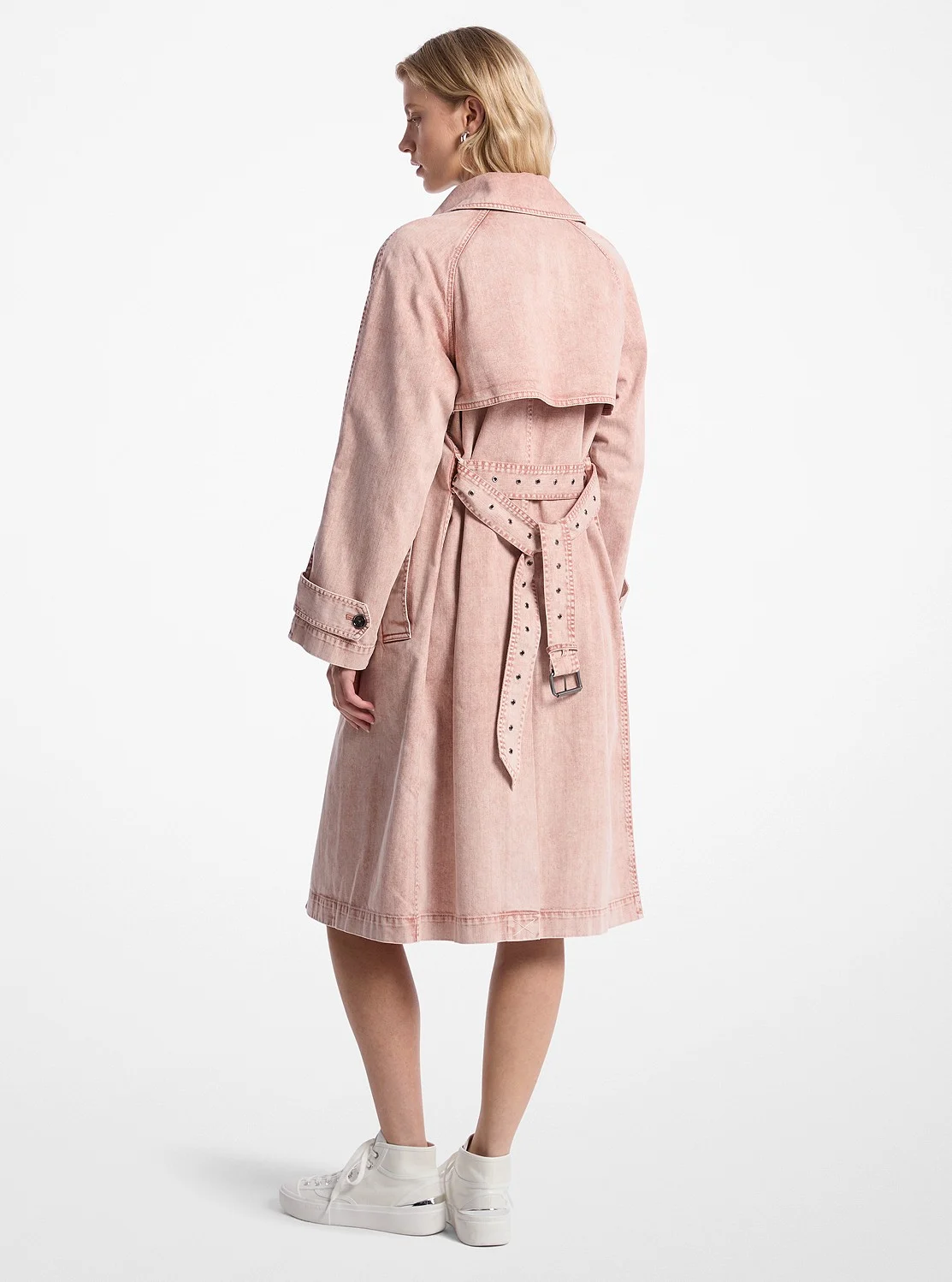 Michael Kors ガーメントダイ デニム トレンチコート - Image 2