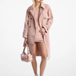 Michael Kors ガーメントダイ デニム トレンチコート