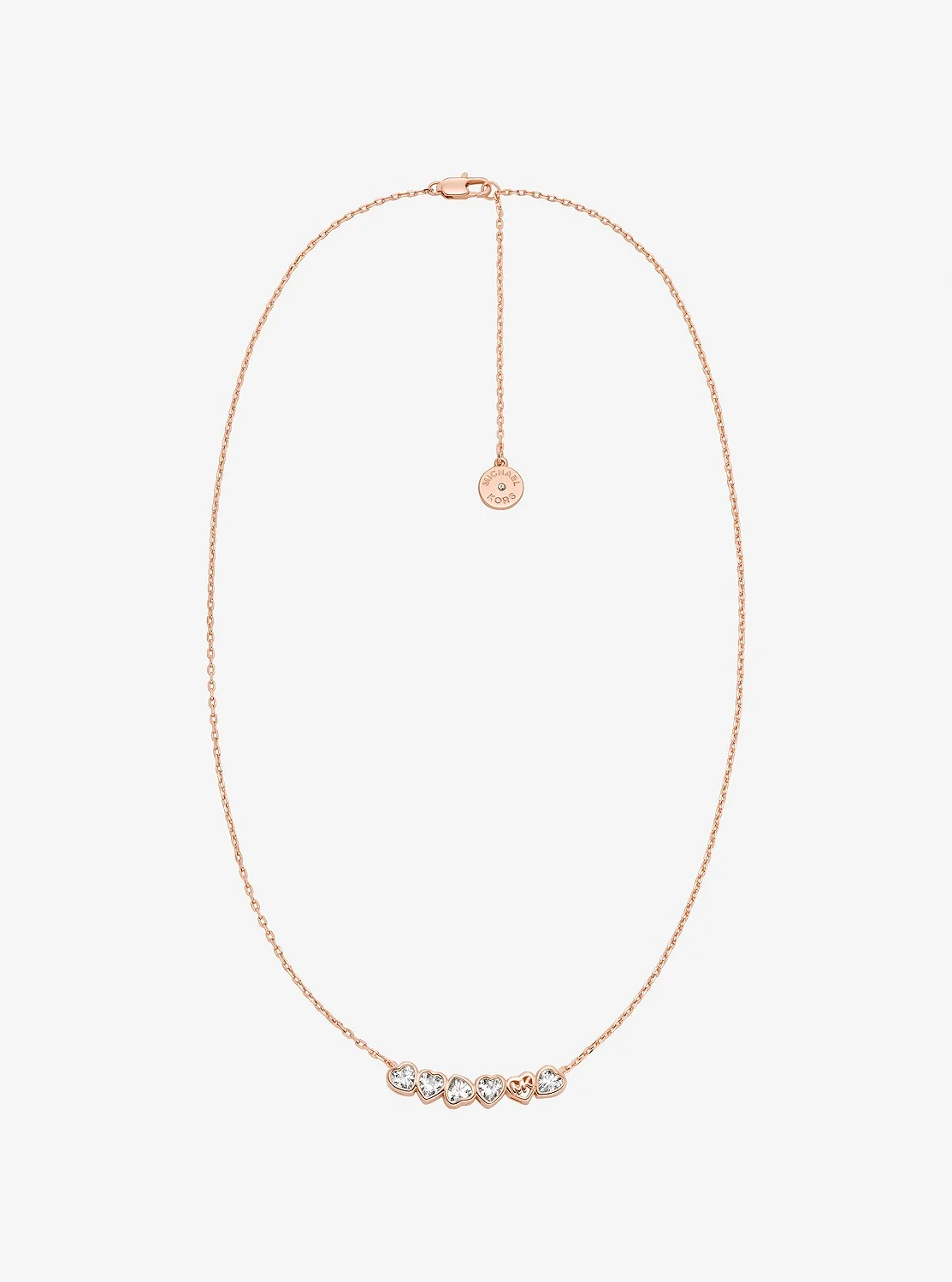 Michael Kors キュービック ジルコニア ハート ネックレス