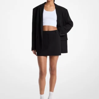 Michael Kors クレープ ミニスカート