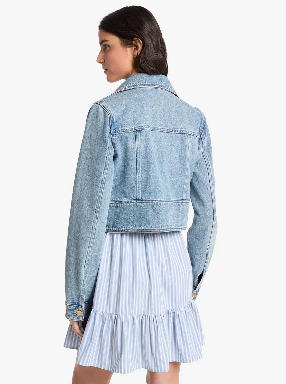 Michael Kors クロップ デニム ジャケット - Image 2