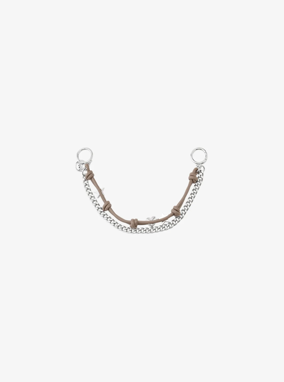 Michael Kors シルバートーン チャーム & チェーン バッグチャーム - Image 2