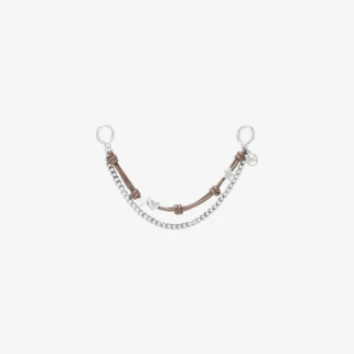 Michael Kors シルバートーン チャーム & チェーン バッグチャーム