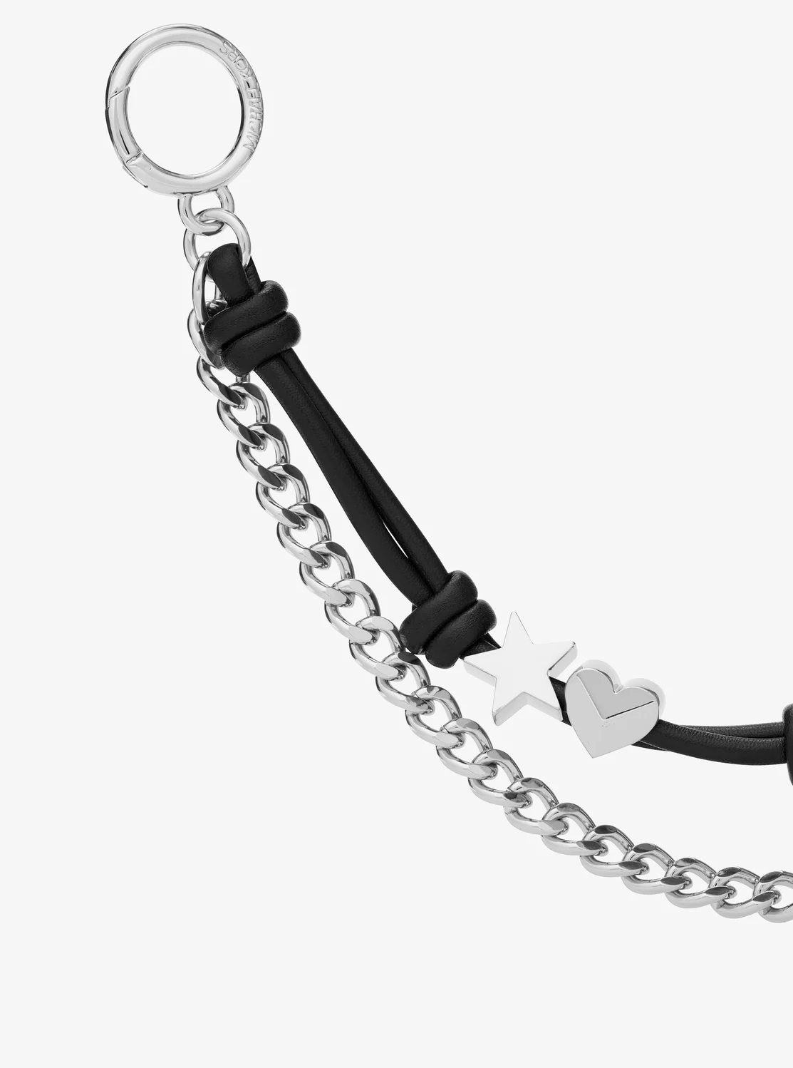 Michael Kors シルバートーン チャーム & チェーン バッグチャーム - Image 3