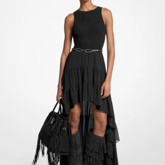 Michael Kors ジョーゼット スモック ハイロ― ドレス