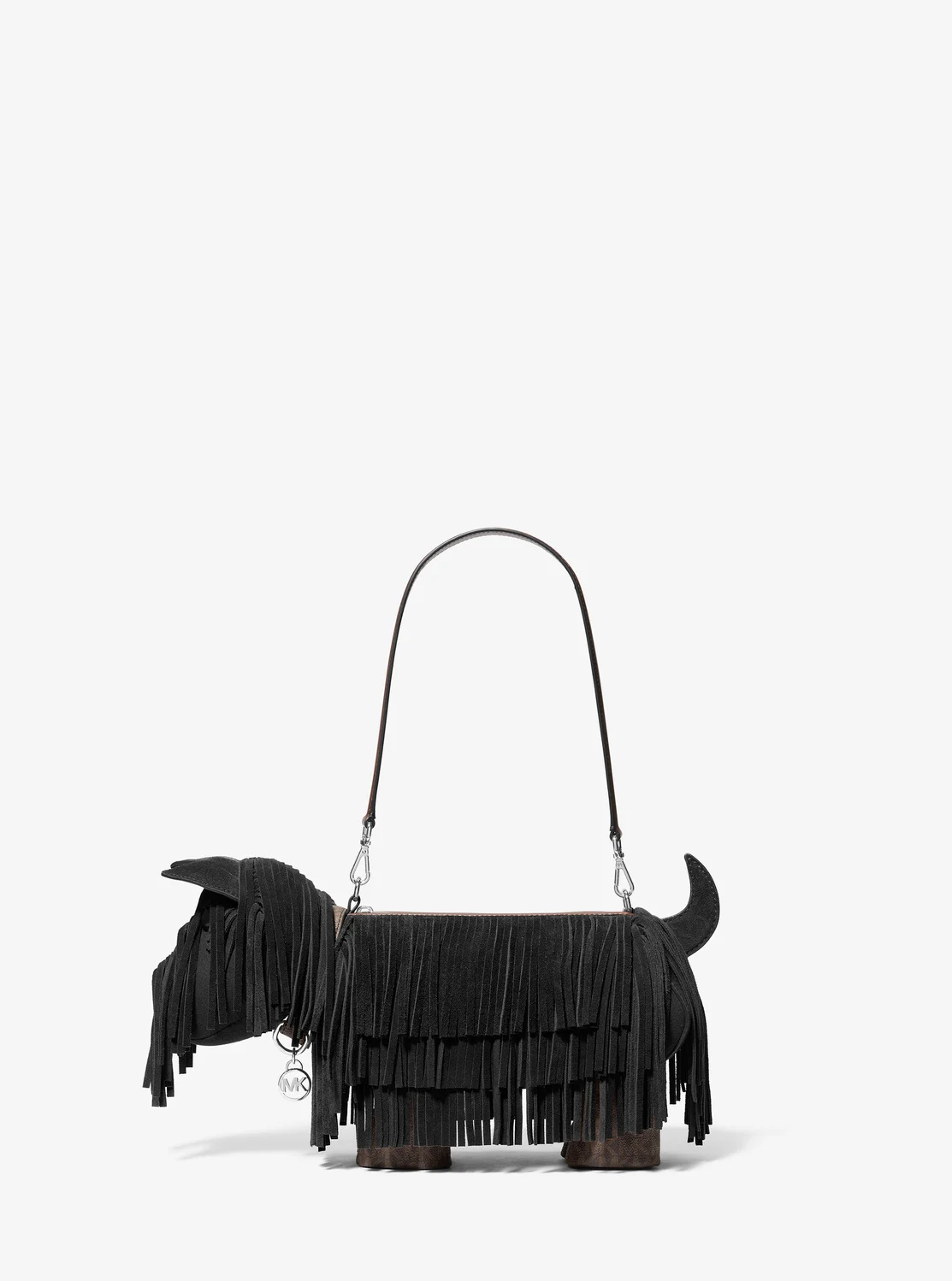 Michael Kors スコッティ ドッグ スエード ショルダーバッグ スモール