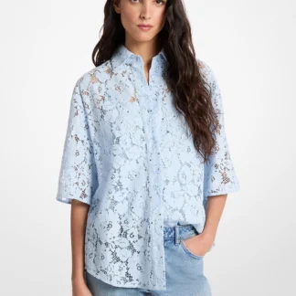 Michael Kors スタッズ フローラル レース シャツ