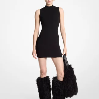 Michael Kors ストレッチ ビスコース モックネック ドレス