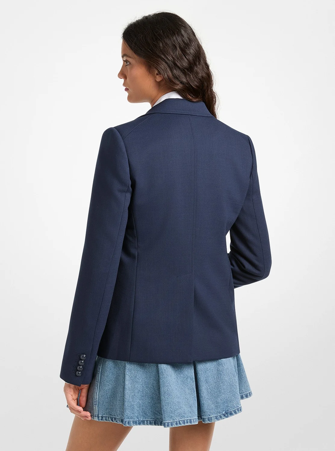Michael Kors ストレッチ ウール ブレンド ツイル ブレザー - Image 2