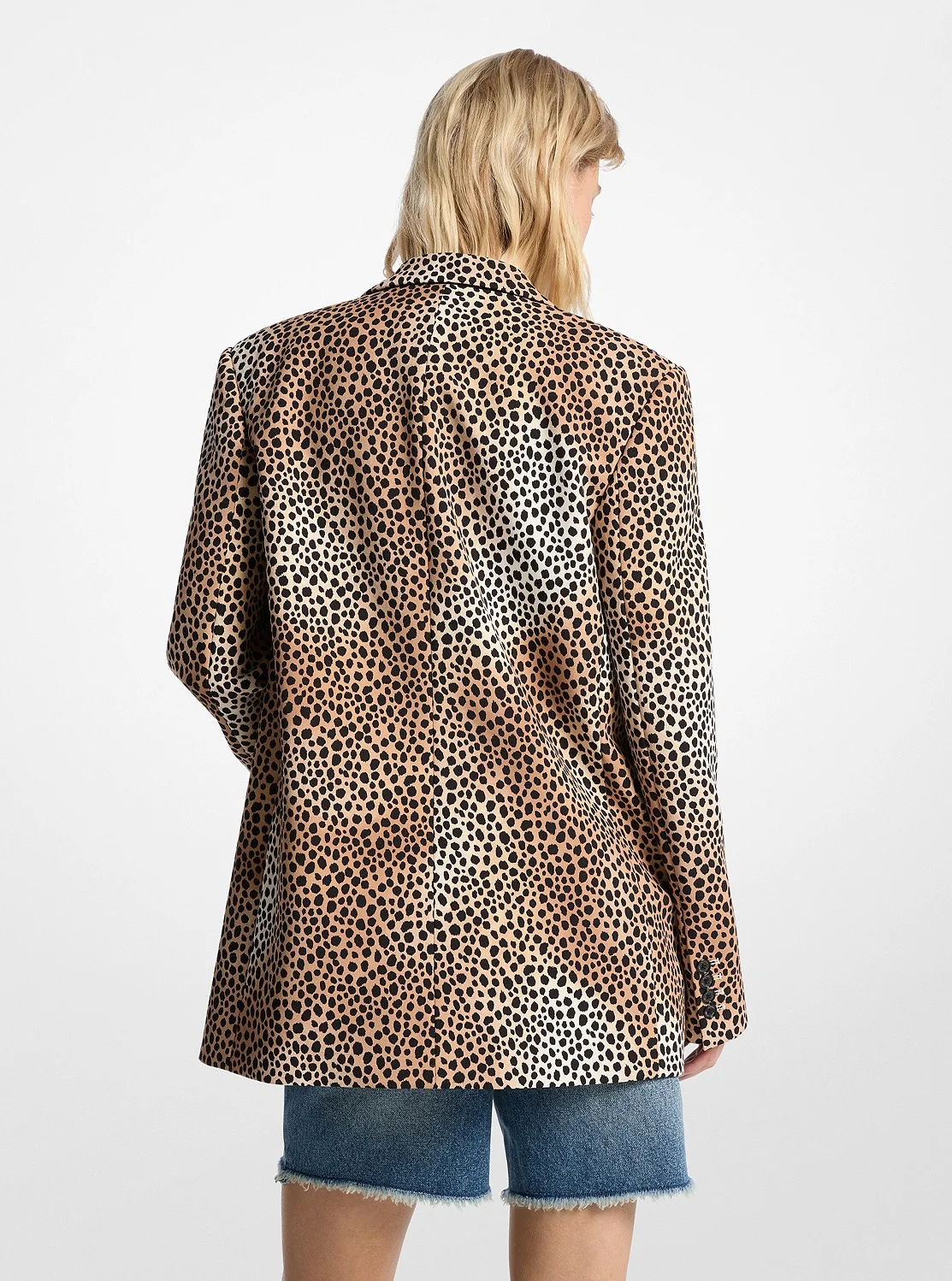 Michael Kors チータープリント クレープ ブレザー - Image 2