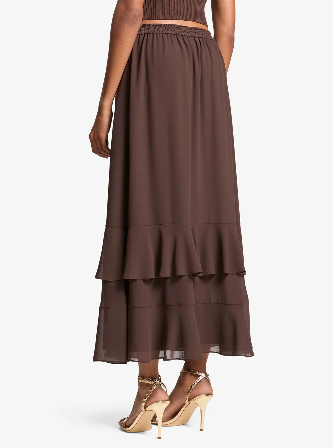Michael Kors ティアード ジョーゼット マキシスカート - Image 2