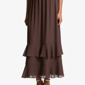 Michael Kors ティアード ジョーゼット マキシスカート