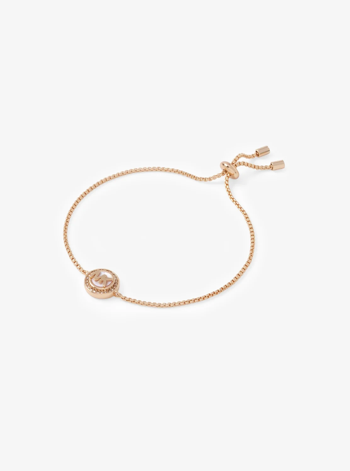 Michael Kors ハロ マザーオブパール スライダー ブレスレット