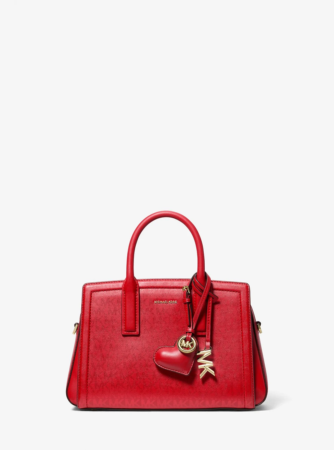 Michael Kors パフィー ハート レザー バッグ チャーム - Image 4