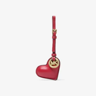 Michael Kors パフィー ハート レザー バッグ チャーム