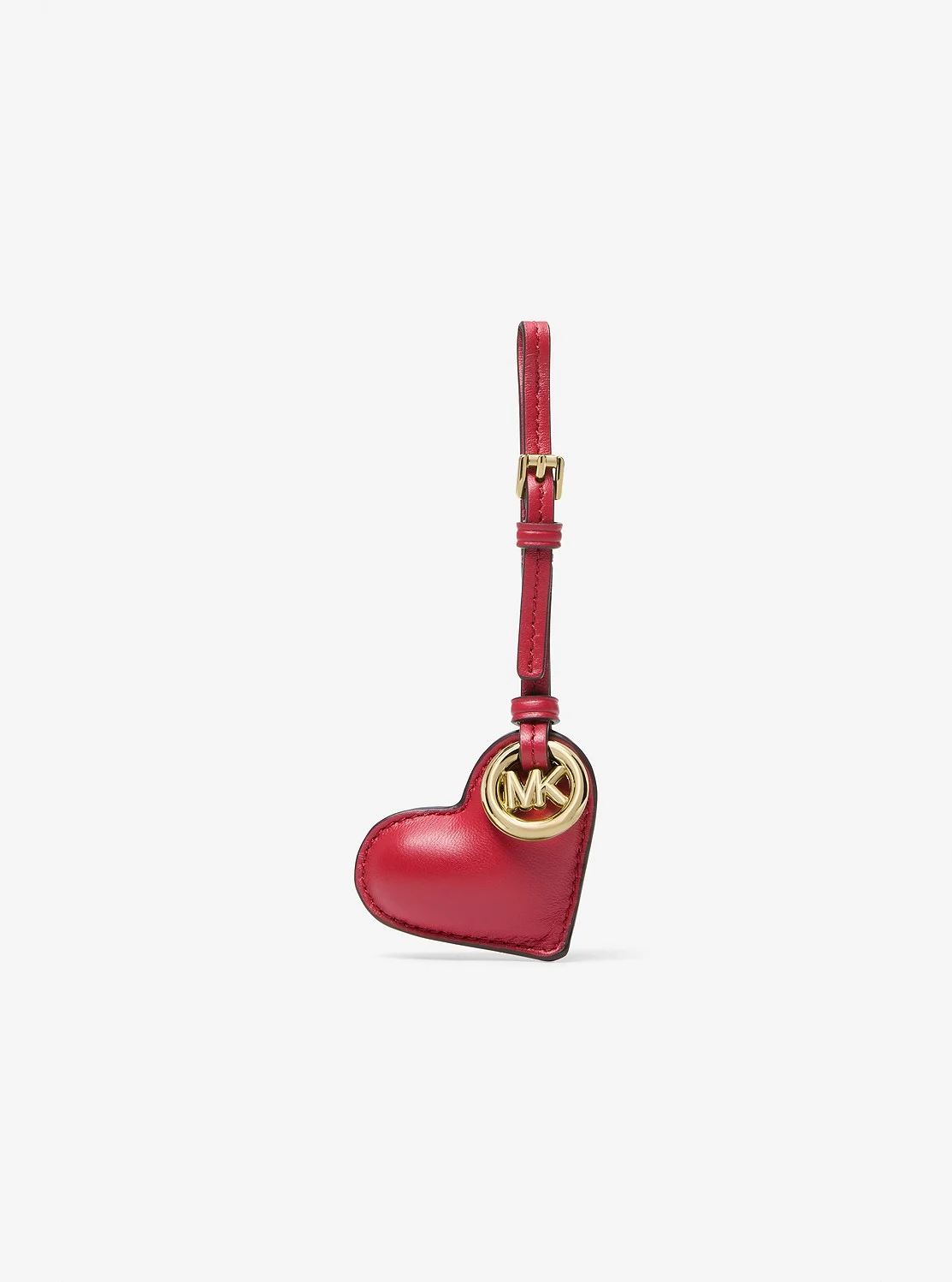 Michael Kors パフィー ハート レザー バッグ チャーム
