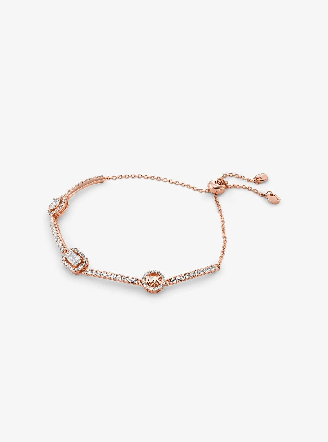 Michael Kors パヴェ プレシャスメタル プレーティング スターリング シルバー ブレスレット