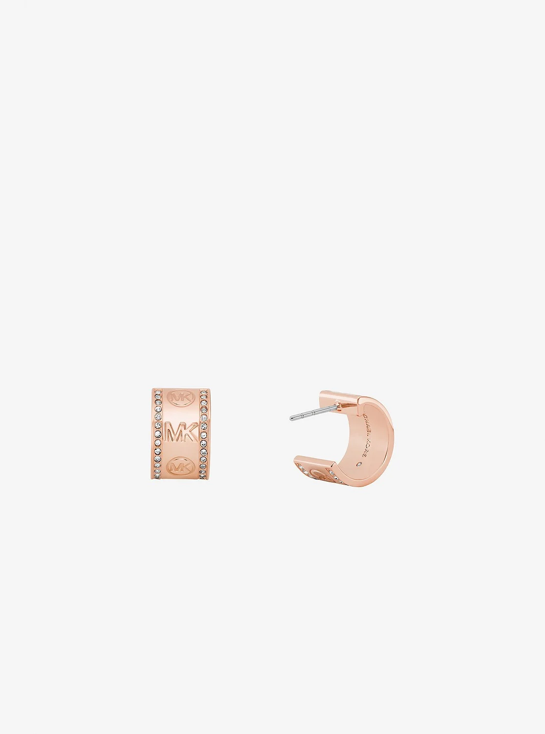 Michael Kors パヴェ ロゴ ハギー フープピアス - Image 2