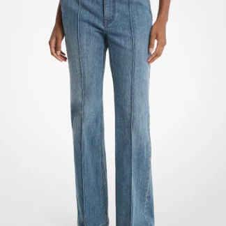 Michael Kors ピンタック ブーツカット ストレッチ デニム ジーンズ