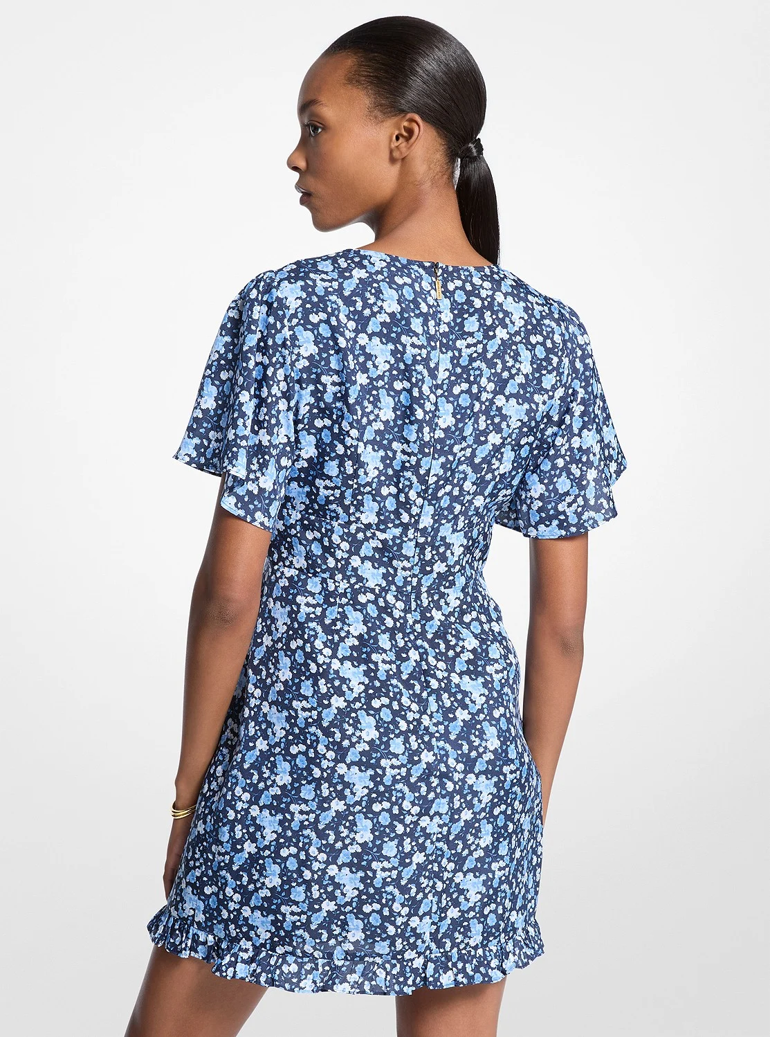 Michael Kors フローラルプリント シルクブレンド ドレス - Image 2