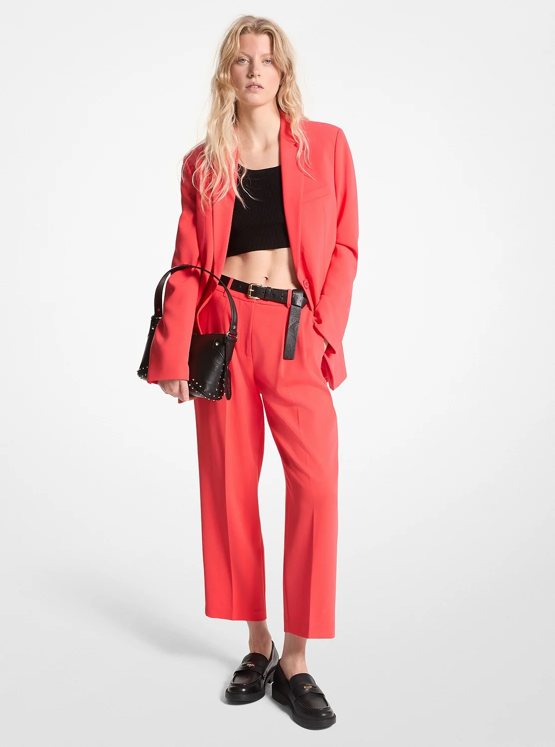 Michael Kors プリーツ クレープ パンツ