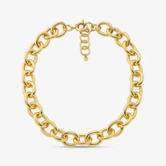 Michael Kors プレシャスメタル プレーティング ブラス チェーンリンク ネックレス ラージ