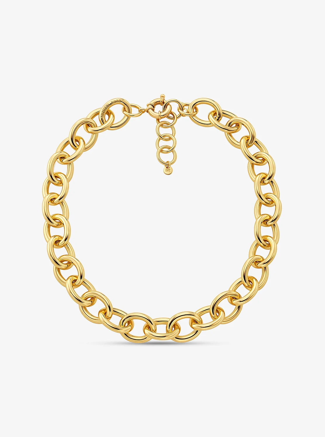 Michael Kors プレシャスメタル プレーティング ブラス チェーンリンク ネックレス ラージ