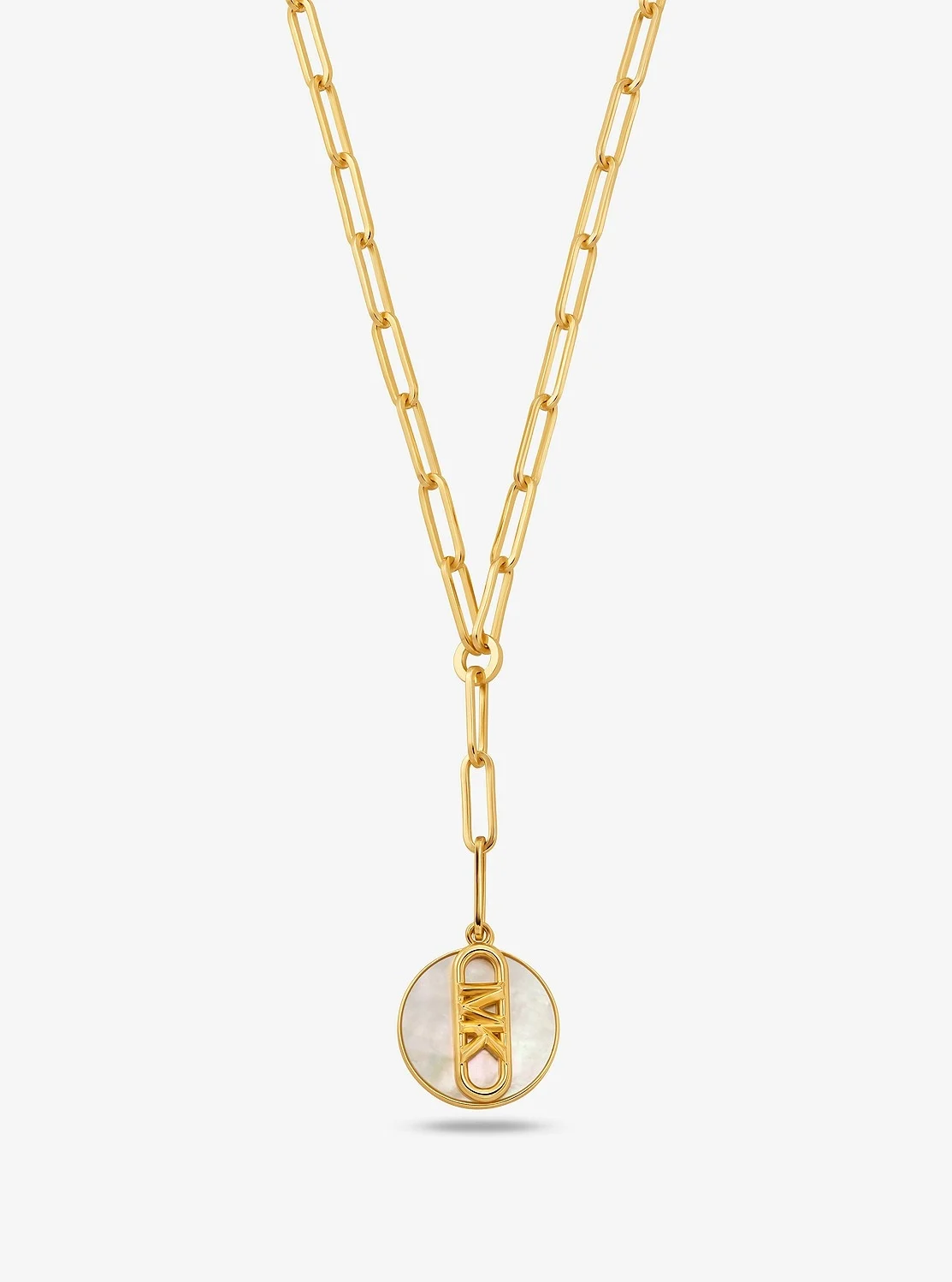 Michael Kors プレシャスメタル プレーティング ブラス エンパイア チェーンリンク ネックレス
