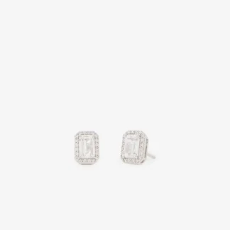 Michael Kors プレシャスメタル プレーティング パヴェ ハロ スタッドピアス
