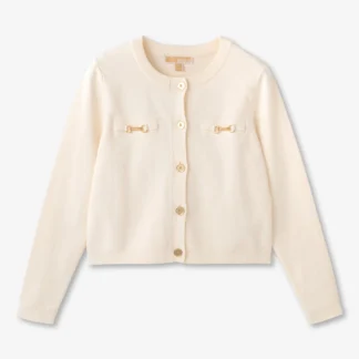 Michael Kors ホースビット ボタンフロント カーディガン