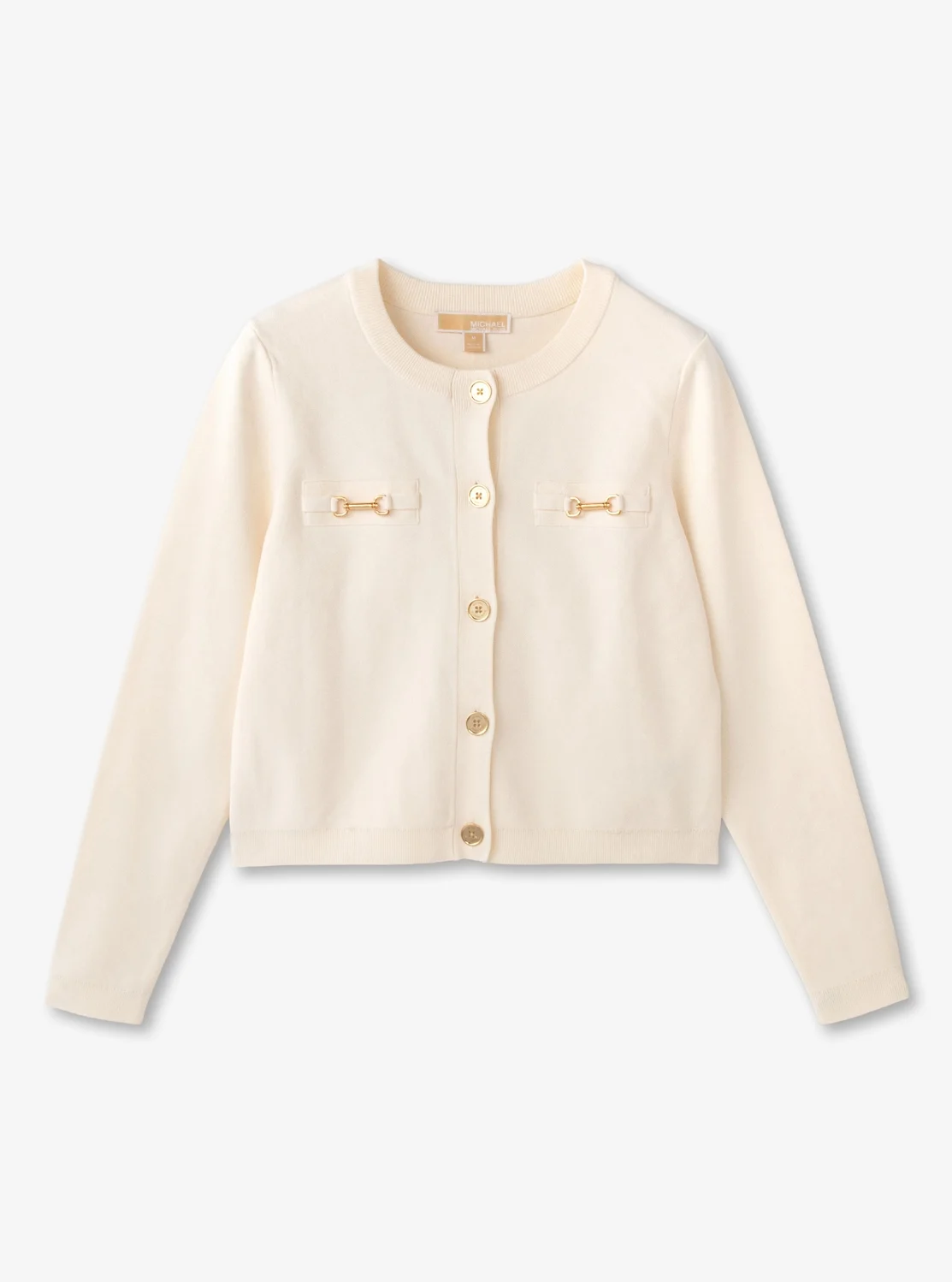 Michael Kors ホースビット ボタンフロント カーディガン