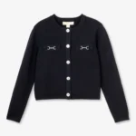 Michael Kors ホースビット ボタンフロント カーディガン