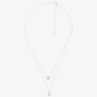 Michael Kors ミックス ストーン パヴェ ダブル レイヤー ペンダント