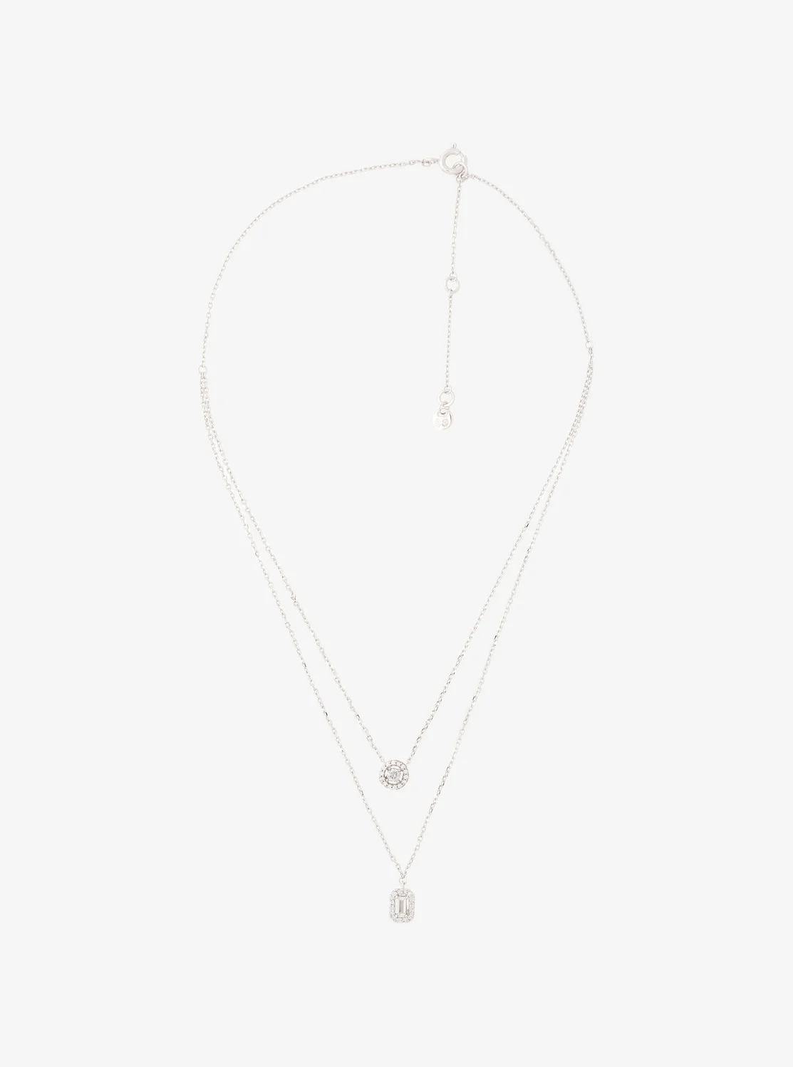 Michael Kors ミックス ストーン パヴェ ダブル レイヤー ペンダント
