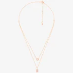 Michael Kors ミックス ストーン パヴェ ダブル レイヤー ペンダント