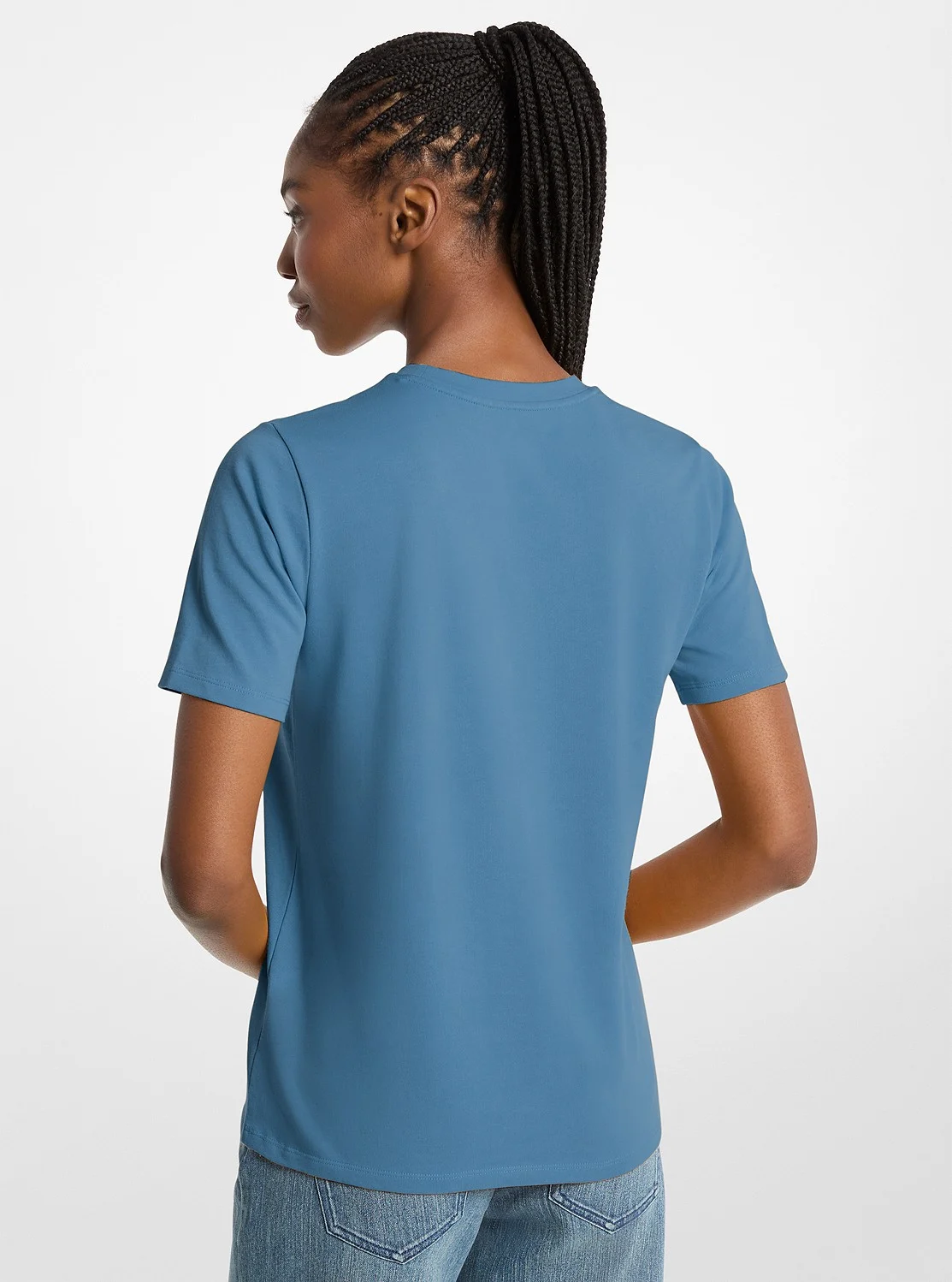 Michael Kors ラインストーン MK サークル ロゴ Tシャツ - Image 2