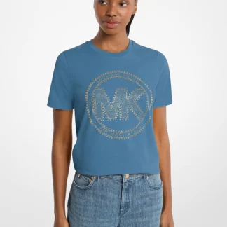 Michael Kors ラインストーン MK サークル ロゴ Tシャツ