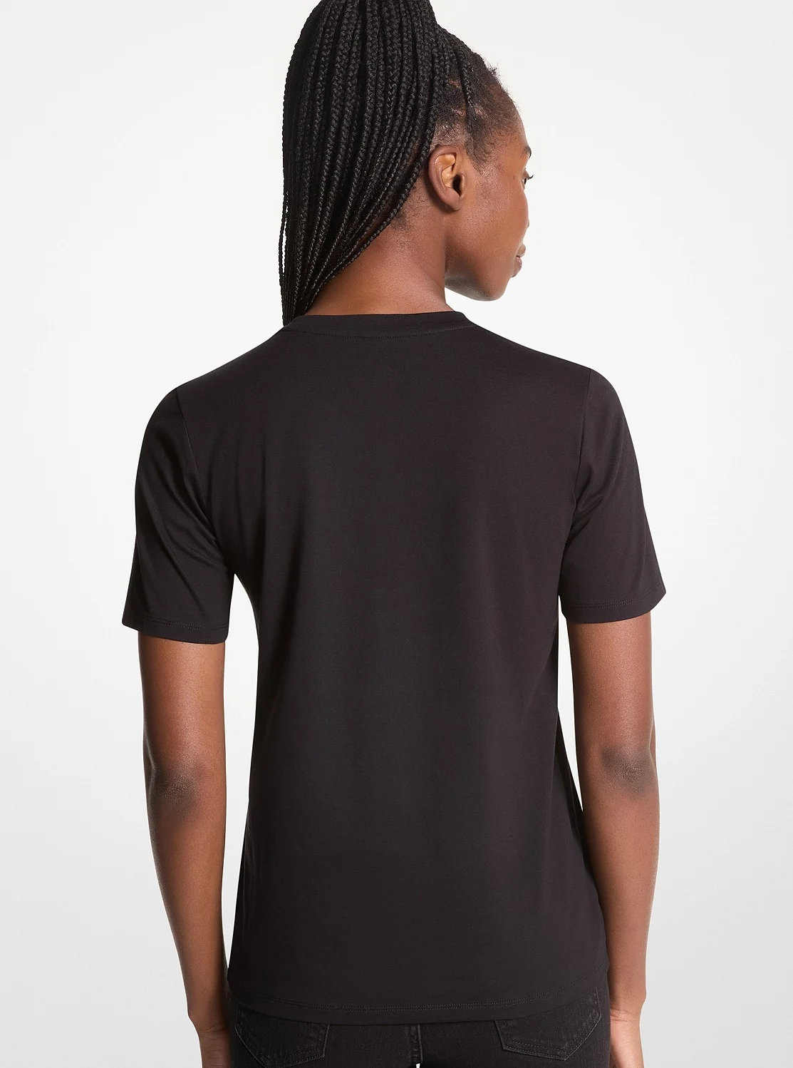 Michael Kors ラインストーン MK サークル ロゴ Tシャツ - Image 2